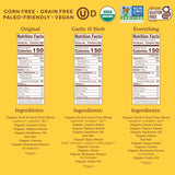 Simple Mills Organic Seed Crackers Variety Pack (Original, Everything, Garlic & Herb) - Gluten Free, Vegan, Healthy Snacks, Paleo Friendly, 4.25 Ounce