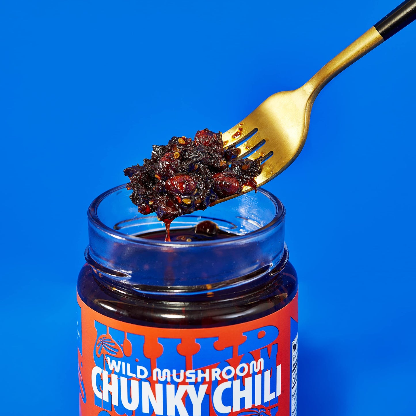 Hotpot Queen Wild Mushroom Chili Sauce | Delectable Chunky, Tingly & Spicy, Authentically Crafted Sichuan Chili Sauce With Premium Shiitake & Wild