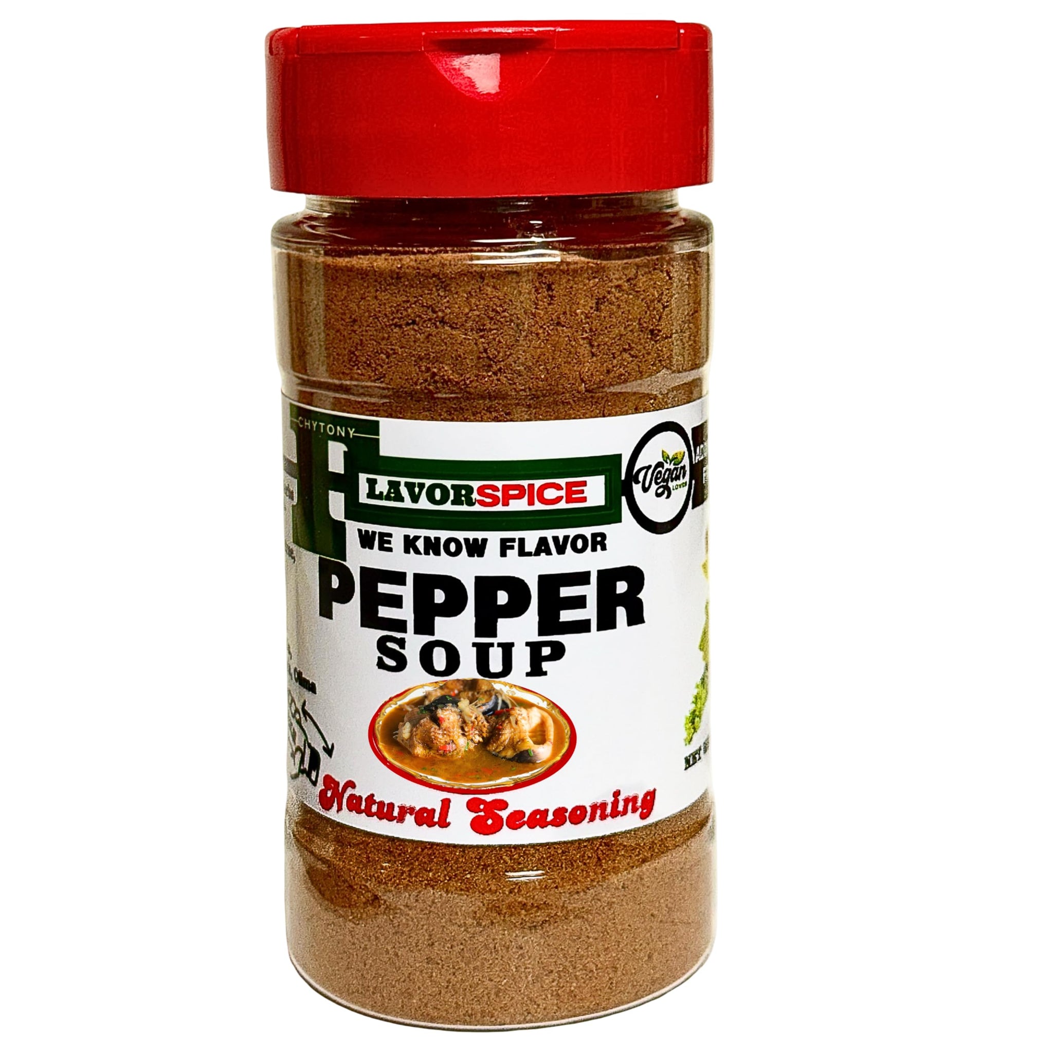 Pepper Soup Seasoning 8oz | Crafted with 100% African Premium Traditional Local Natural Herbs and Spices With No Additives, Salt Free, Sugar Free, MSG