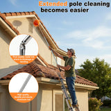 Lemosyu Professional 67" Window Squeegee, 3-in-1 Rotatable Squeegee for Window Cleaning with Extension Poles, Window Cleaner Tool Kit for Indoor