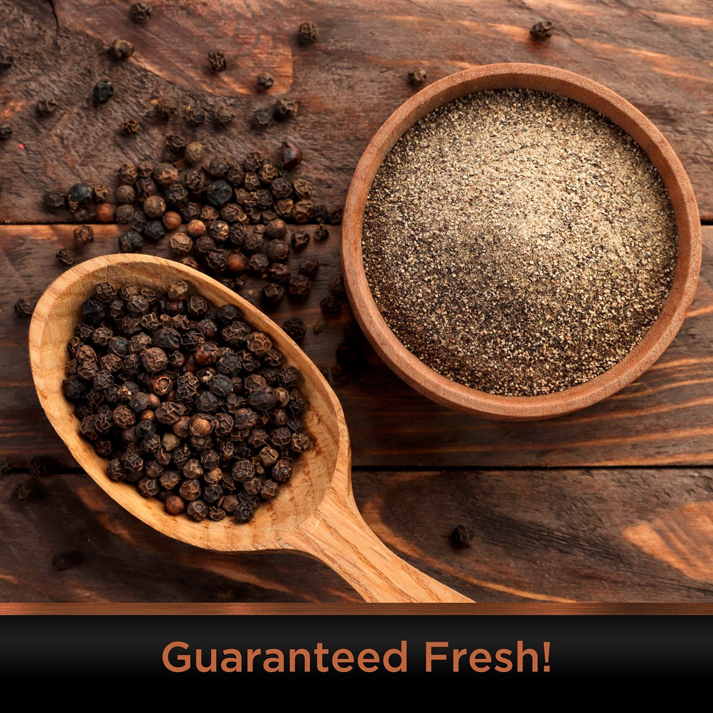 Prima Spice Premium Freshly Ground Coarse Black Pepper(BOLD FLAVOR) 13 Ounce 18-24 Mesh Size - Great for Cooking, Rubs and Seasoning, 13 Ounce (Pack
