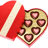 Valentine Gifts - Valentine Chocolates Ghasitaram Gifts - Red and Gold Heart Chocolate Box