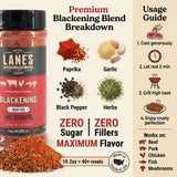 Rub Blackening - 2 x 10.2 oz Shaker - Cajun Seasoning and Blackened Seasoning for Chicken Rub - Salt Free Seasonings and Spices - Spiceology Spices 4