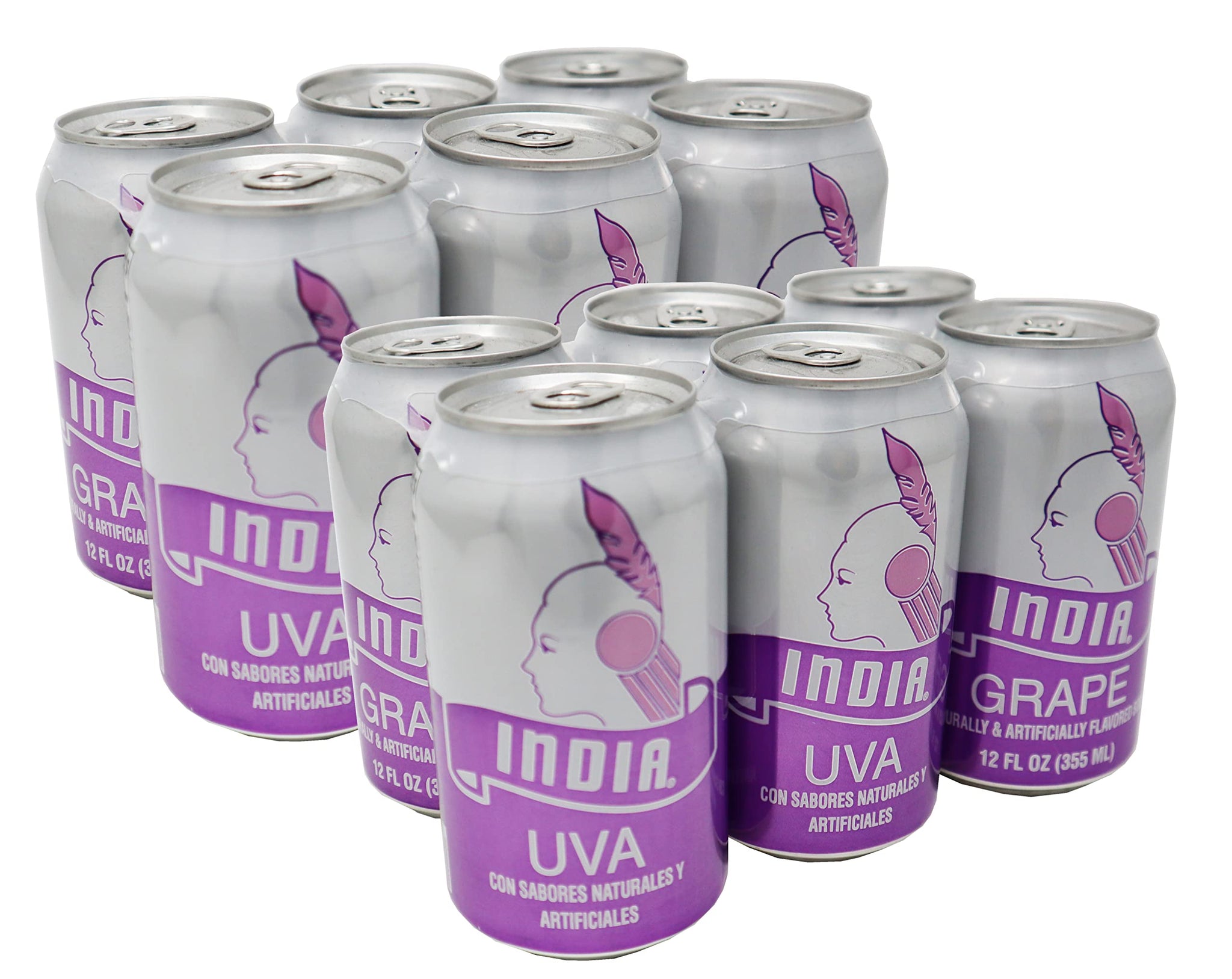India Grape Soda - Puerto Rico's Original Grape Soda 12 Pack