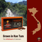 Adventure Vietnamese Coffee Capsules - Light Espresso Roast 100% Robusta | Saigondan Coffee Pods | Compatible with All Nespresso Original Line
