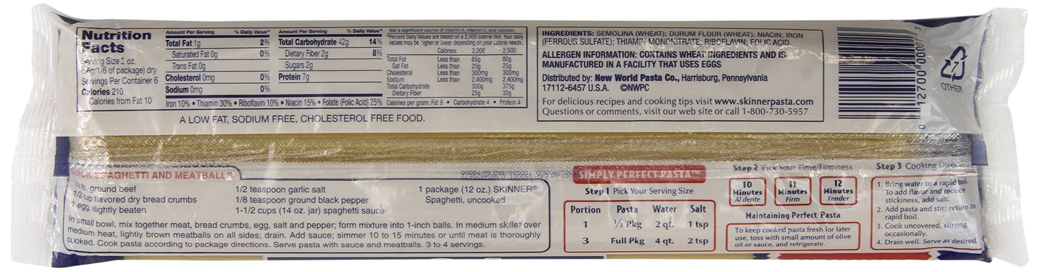 Skinner Long Spaghetti, 12 Ounce
