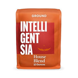 Intelligentsia Coffee, Light Roast Ground Coffee, 100% Arabica Coffee - House Blend 12 Ounce Bag