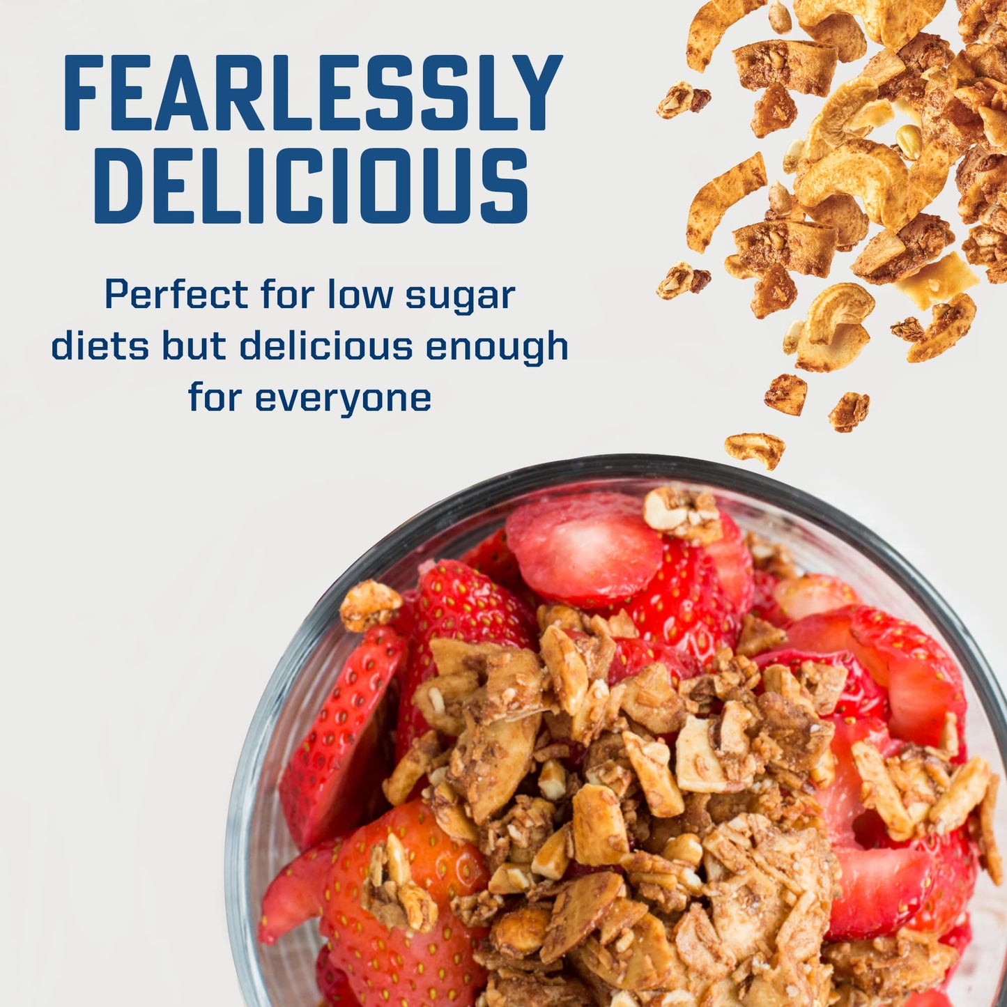 B. Fine Foods Grain-Free Crunchy Granola Snack of Coconut, Saba Chips & Premium Nuts - UnGranola Dark Chocolate - Zero-Refined Sugar, Gluten-Free