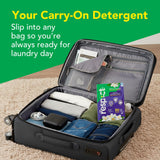 The Respect Co. Travel Laundry Detergent Sheets - Enzyme-Based Dissolvable Washing Machine Sheets - Phosphate & Plastic Free Laundry Detergent - Up