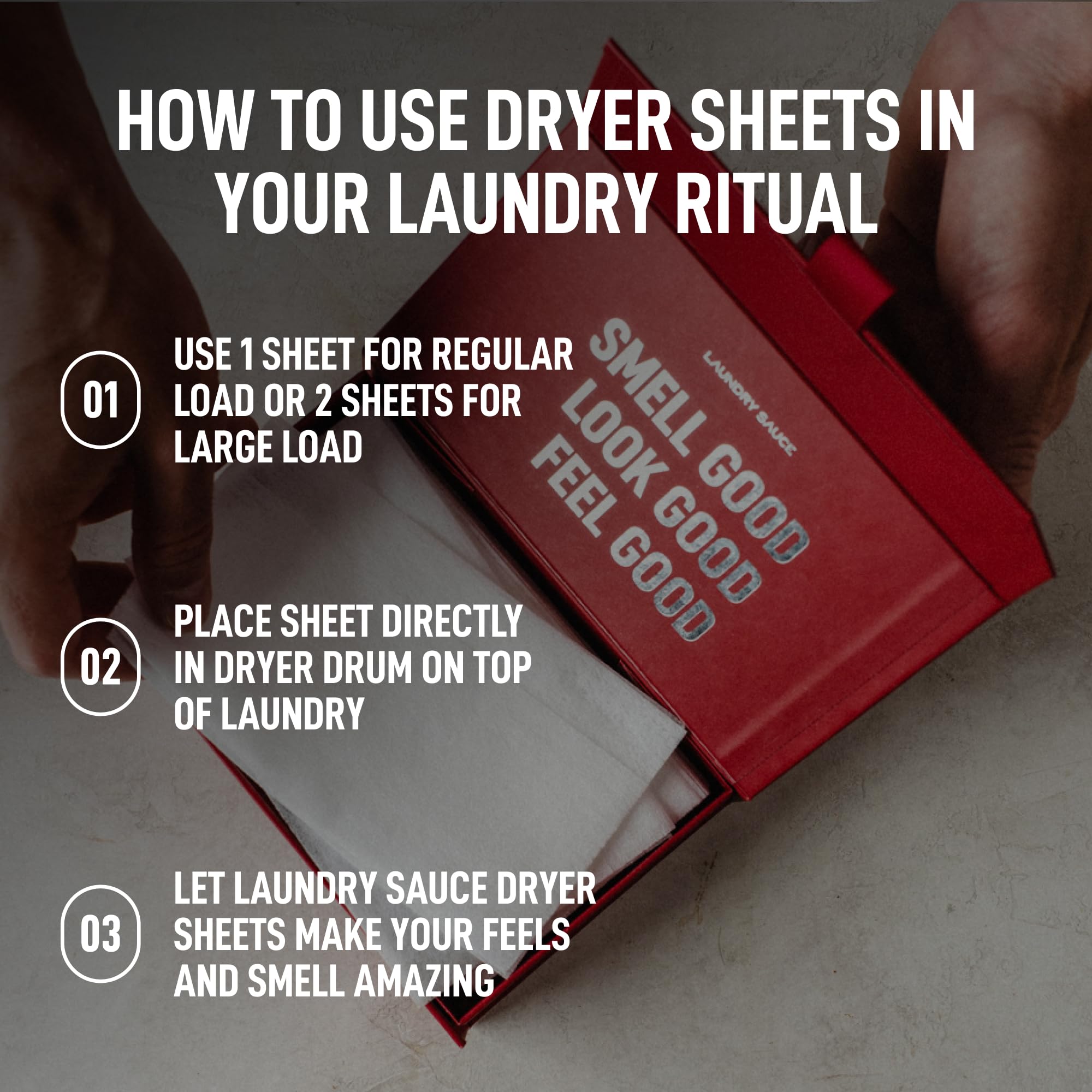 Laundry Sauce - Laundry Dryer Sheets (French Saffron), Luxury Fragrance, Contains Essential Oils, Softens Fabric, Removes Static Cling, Eco-Friendly