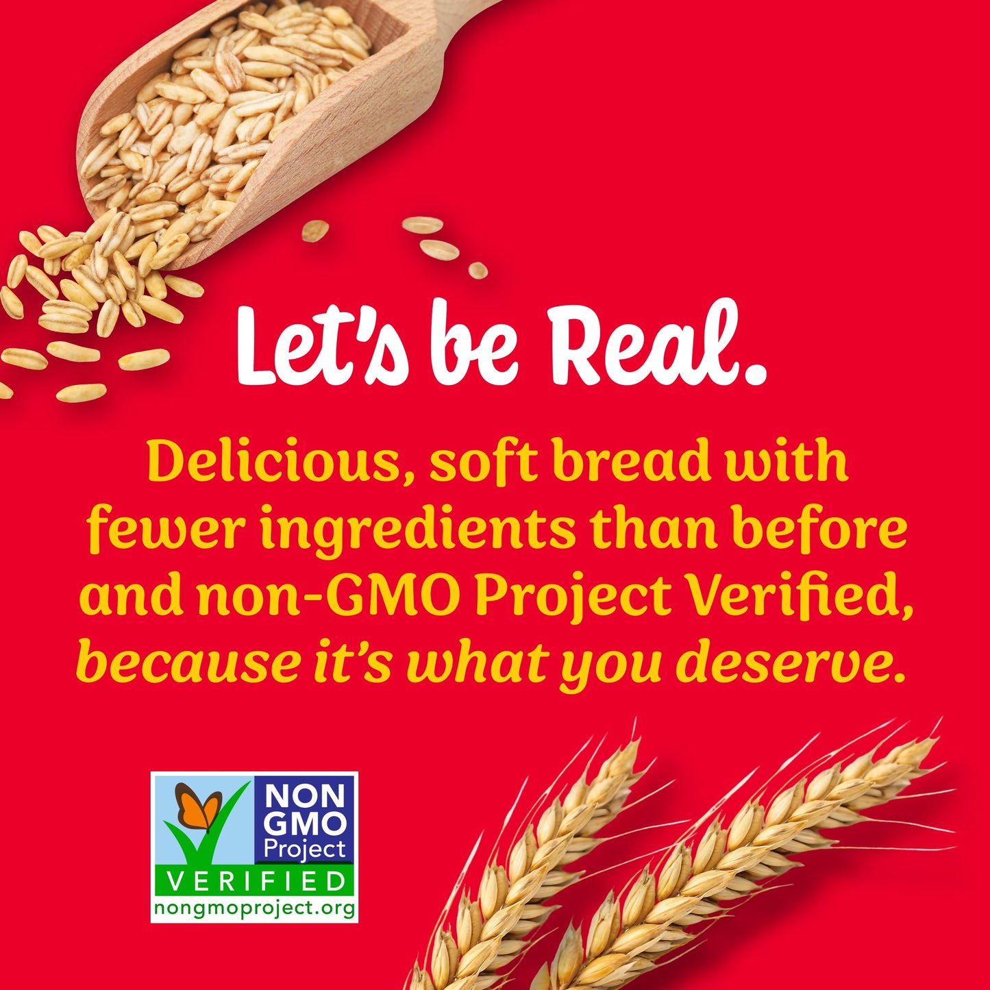 Nature's Own 100% Whole Grain, Non-GMO Whole Grain Sandwich Bread, 20 oz Loaf