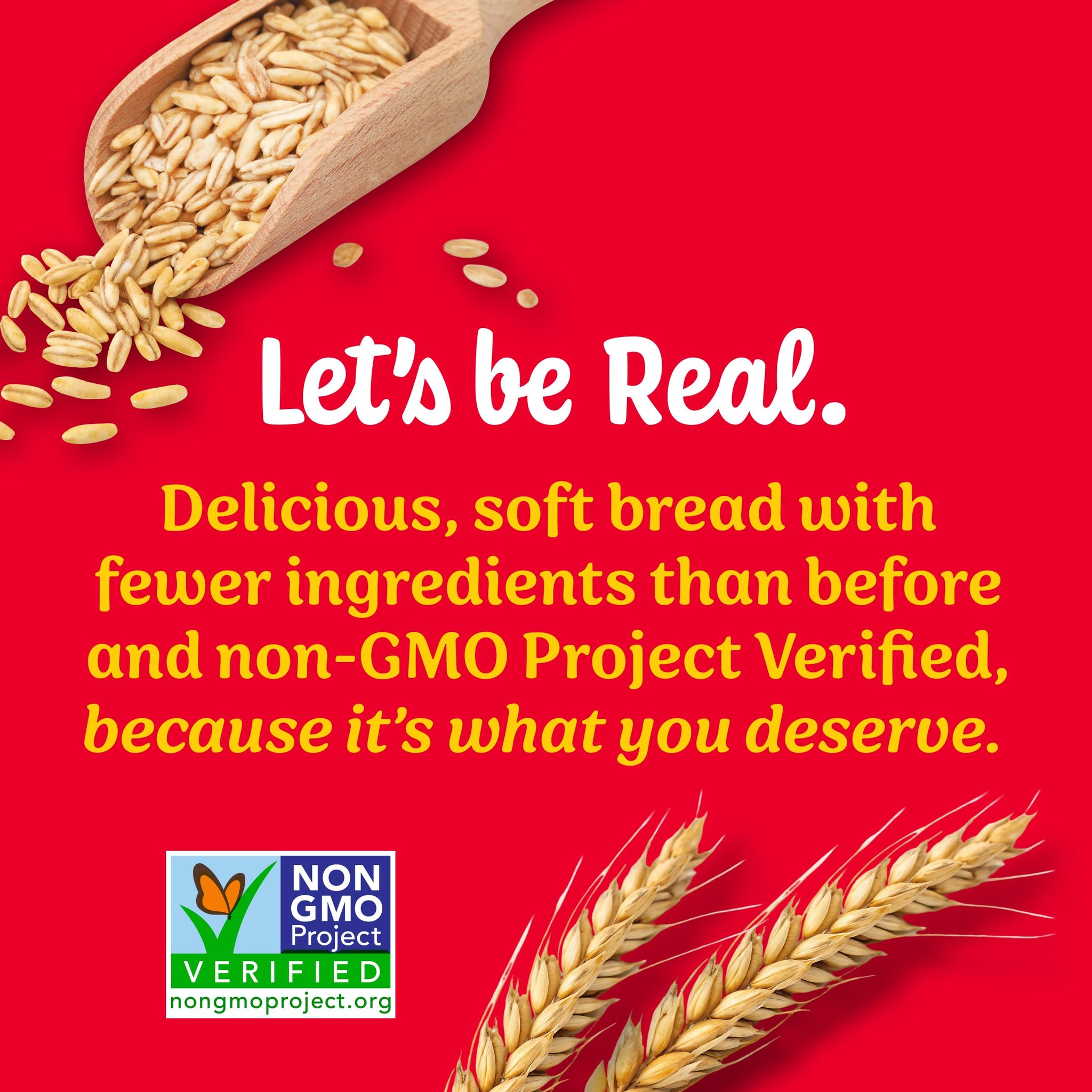 Nature's Own 100% Whole Grain, Non-GMO Whole Grain Sandwich Bread, 20 oz Loaf