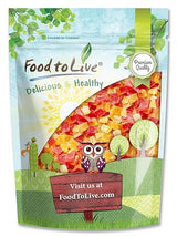 Food to Live Diced Fruits Mix, 1 Pound - Contains Dreid and Diced Mango, Pineapple, Papaya. Sweetened, Unsulfured, Candied Vegan Snack, Kosher, Bulk