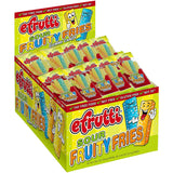 Assorted Flavors Efrutti Sour Fruity Fries - (Box of 48) - Perfect for Candy Buffets, Loot Bag Fillers, Snacking, and More
