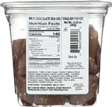 Nassau Candy, Candy Toffee Milk Chocolate Sea Salt, 13.5 Ounce