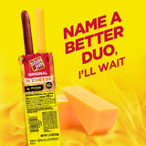 Slim Jim Beef 'N Cheese Smoked Meat Sticks, Original Flavor, 7g Protein Per Serving, 1.15 oz. (14 Count)