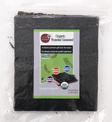 Little Jasmine Roasted Seaweed, USDA Organic Certified, Premium Grade, 50-Full Sheets , Made in USA
