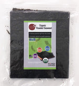 Little Jasmine Roasted Seaweed, USDA Organic Certified, Premium Grade, 50-Full Sheets , Made in USA