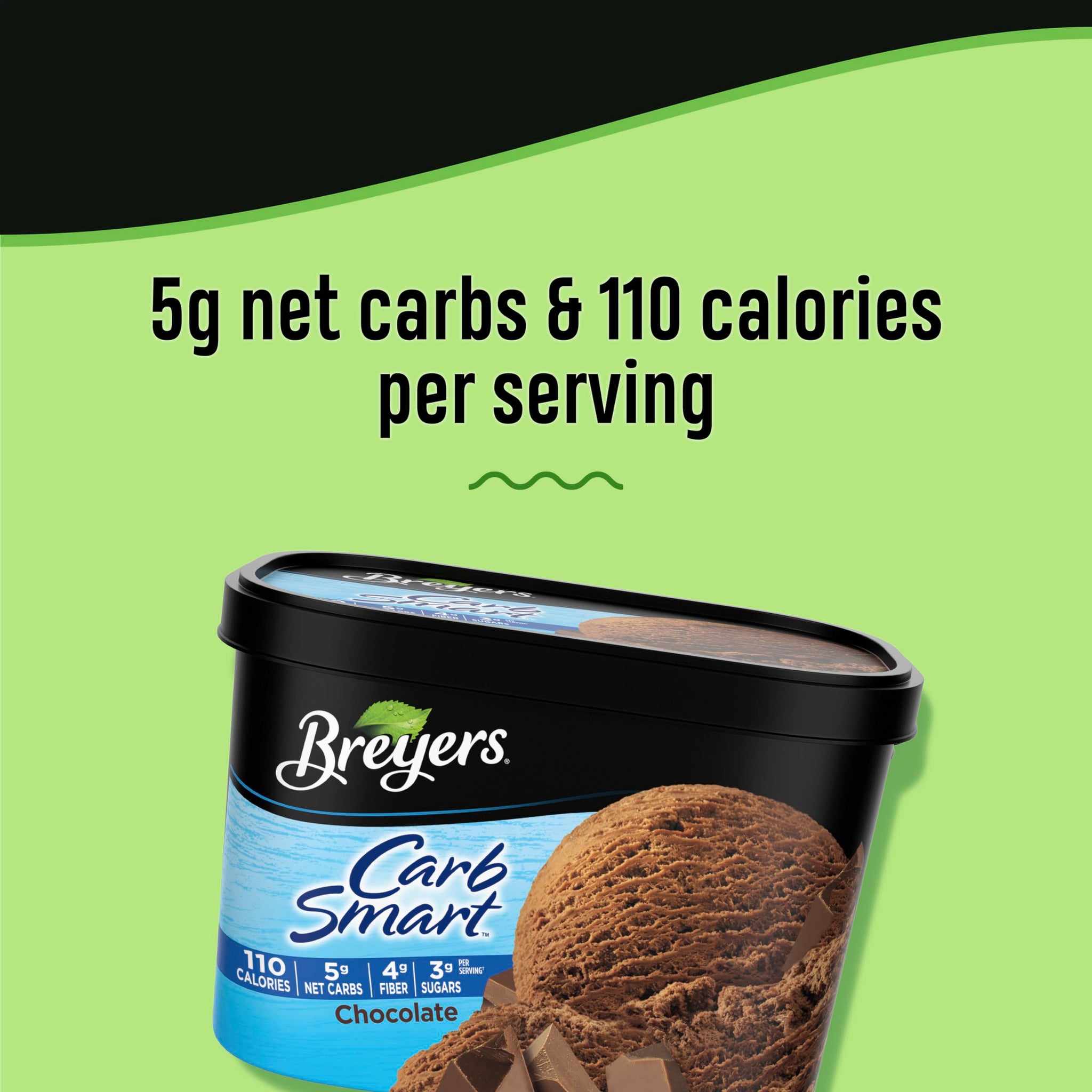 Breyers CarbSmart Frozen Dairy Dessert, Chocolate Ice Cream Alternative, 48 oz