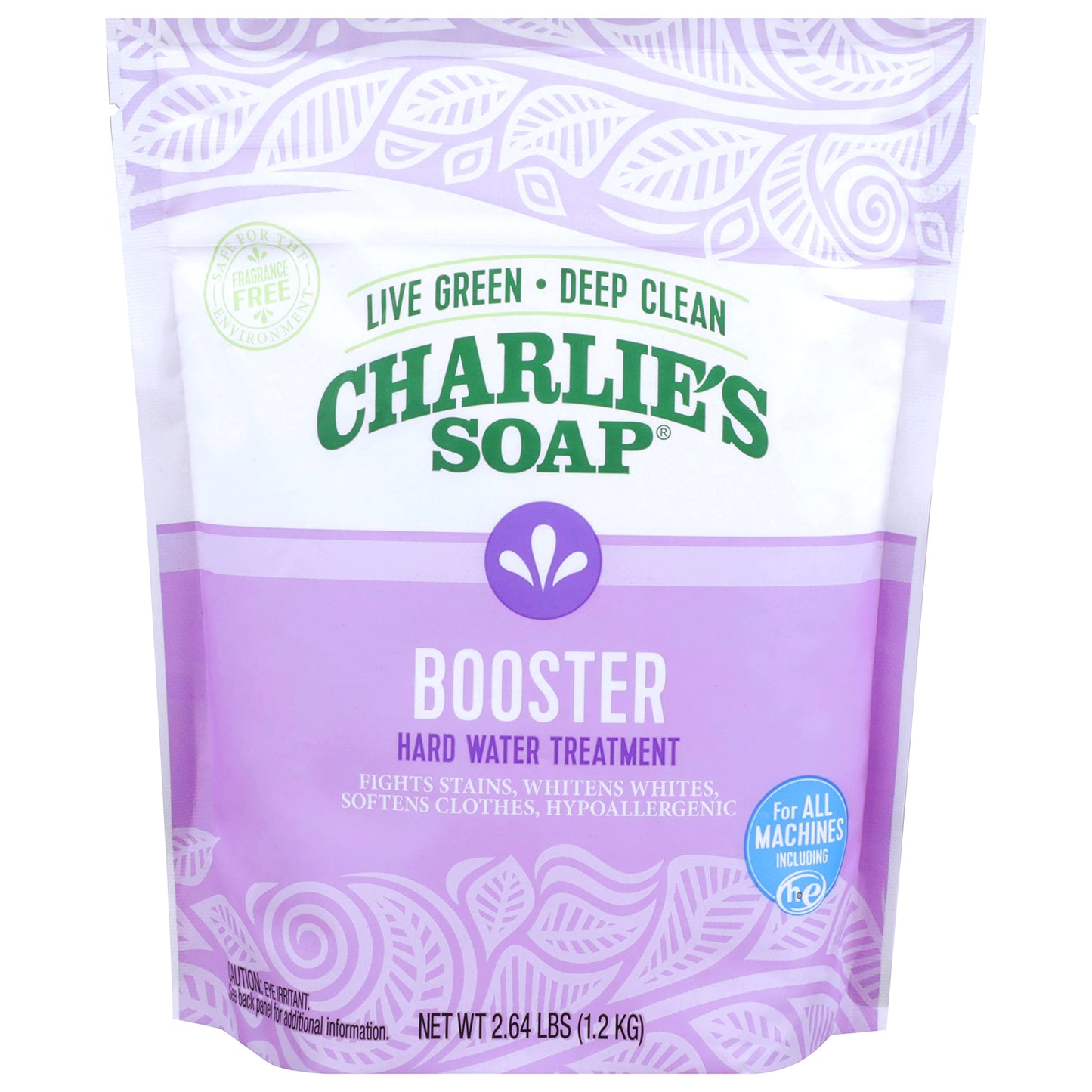 Charlie's Soap Booster & Hard Water Treatment 160 Loads (2.64 Lbs, 1 Pack) Natural Powdered Water Softener and Laundry Booster - Safe and Effective