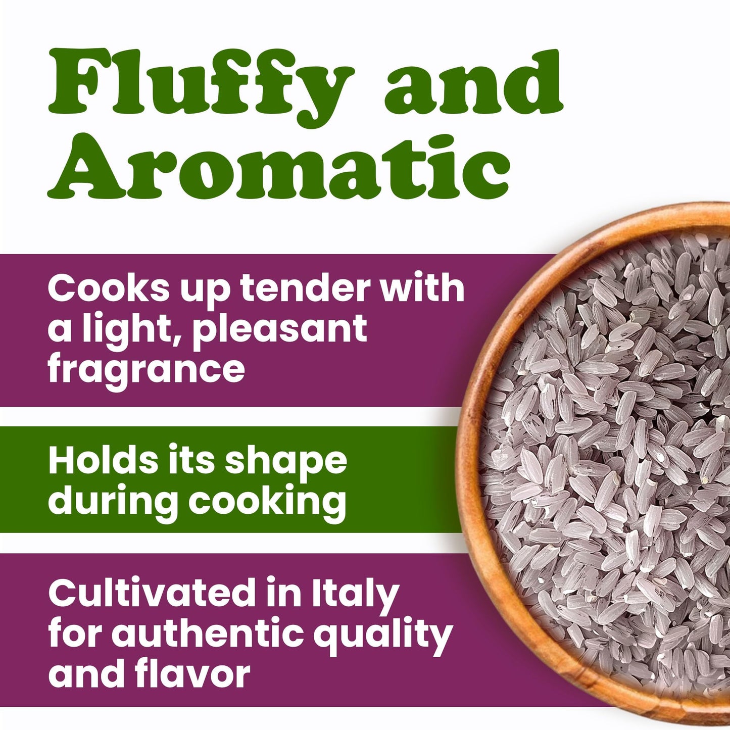 Food to Live Organic Pink Flamingo Rice, 1 Pound - Italian Aromatic Rice, Ideal for Salads, Bowls, Pilaf and Sides, Non-GMO, Vegan, Kosher, Bulk