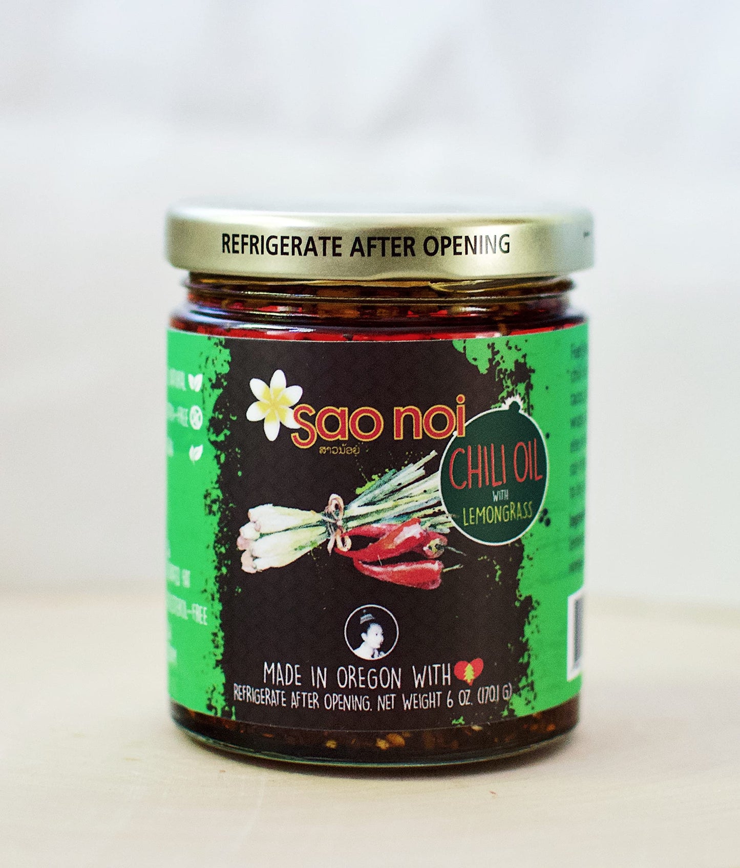 Sao Noi Chili Oil (Lemongrass)