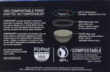 Jumping Bean Organic Lighthouse Roast Coffee Pod, 12 CT
