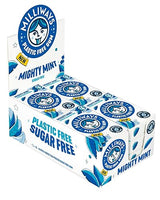 Milliways Mighty Mint | Plastic Free Gum | Xylitol, Aspartame-Free, Sugar-Free, Plant-Based, Natural Chewing Gum | 120 Pieces Total (12 Packs of 10