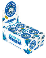 Milliways Mighty Mint | Plastic Free Gum | Xylitol, Aspartame-Free, Sugar-Free, Plant-Based, Natural Chewing Gum | 120 Pieces Total (12 Packs of 10