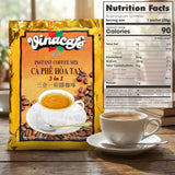 Vinacafe 400 Cts Vietnamese Instant Coffee Mix 3 in 1 Single Serves (Pack of 20 | 20 Sachets Per Bag) Balanced Medium Roast Coffee Mix for Quick