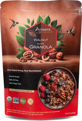 Artisana Organics Walnut Granola (Walnut Cashew) - Gluten-Free, Vegan, Low Glycemic, Organic, Palm Oil-Free, Ancient Grains with Plant-Based Vitamin