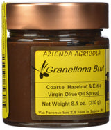 Il Colle Del Gusto Coarse Hazelnut Chocolate Spread with Extra Virgin Olive Oil, Granellona Brut, 8.1 Ounce
