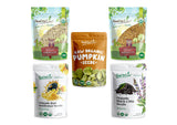 Food to Live Organic Omega-3 Seeds in a Gift Box - A Variety Pack of Sunflower, Pumpkin, Chia, Golden Flax, and Hemp Seeds