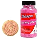 Bakerpan Pink Sanding Sugar for Baking & Cookie Decorating - 5 Ounce Edible Pink Sugar Sprinkles for Cookies, Cakes, Cocktails (Made In USA)
