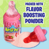 Baby Bottle Pop Candy Lollipops Variety Pack - 10 Ct Individually Wrapped Suckers with Powdered Dip - Assorted Bulk Candy for Kids Party Favors