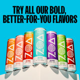 ZOA Zero Sugar Energy Drinks, Mango Splash - Sugar Free with Electrolytes, Healthy Vitamin C, Amino Acids, Essential B-Vitamins, and Caffeine from