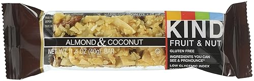 Kind Fruit & Nut Bars Almond and Coconut 1.4 Oz 12-Cs