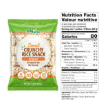 Jayone Crunchy Rice Cake Roll Snacks, Original Rice Cakes, Gluten Free, Vegan, Healthy Snacks for Adults and Kids, Simple Ingredients, No Artificial