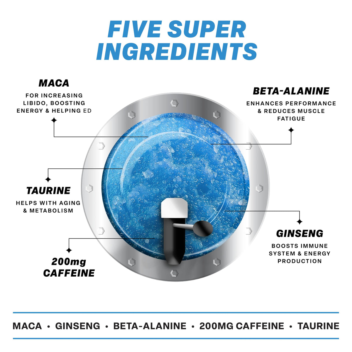 Blue Razz Slush, Zero Calories, 200mg Caffeine, 12 Pack