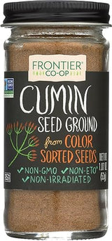 Frontier Cumin Seed Spice - Ground - 1.87 Ounces