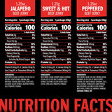 Jack Link's Beef Jerky Bold Variety Pack - Includes Sweet & Hot, Jalapeno and Peppered Jerky, Bulk Protein Snack Pack, Good Source of Protein, Meat