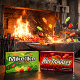 BP BUNDLE Sweet Heat Balance - 6x Original Fruits, 6x Hot Tamales | Fruity & Spicy Candy Combo | Individually Wrapped Chewy Snack Mix for Gifting