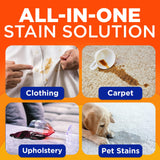 Tide Laundry Stain Remover with Oxi, Rescue Clothes, Upholstery, Carpet and more from Tough Stains, Stain Treater, 22 Fl Oz (Pack of 4)