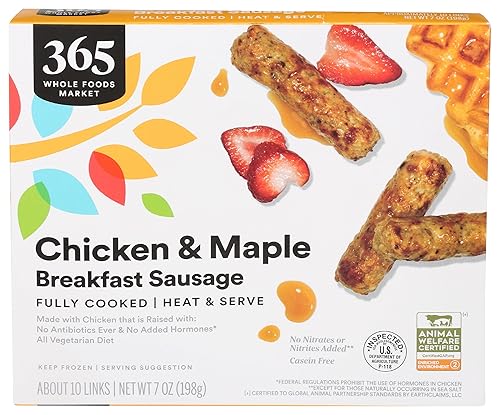 365 by Whole Foods Market, Chicken Sausage Breakfast Link Maple, Step 2, 7 oz