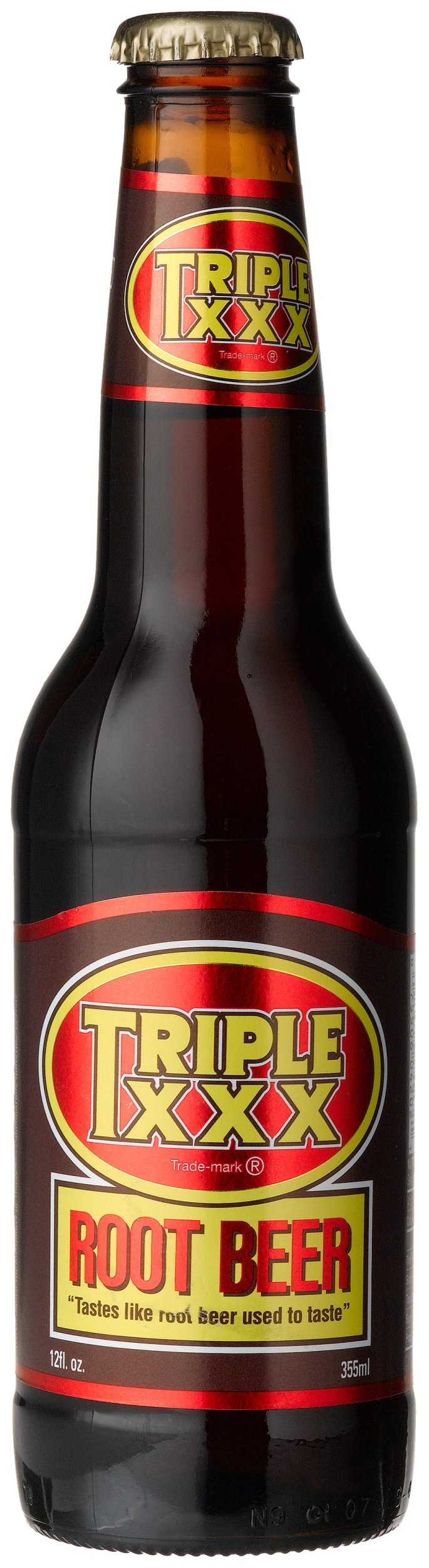 Triple XXX ROOT BEER OF SAN ANTONIO TEXXXAS LONGNECKS - "Cerveza de Raiz, Señor Tex", 12-Ounce Glass Bottle (Pack of 12)