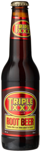 Triple XXX ROOT BEER OF SAN ANTONIO TEXXXAS LONGNECKS - "Cerveza de Raiz, Señor Tex", 12-Ounce Glass Bottle (Pack of 12)