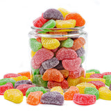 Fruit Slices Jelly Candy 2 lb - Assorted Flavors (Orange, Grape, Cherry, Lemon, Lime), Soft & Chewy, Gluten & Peanut Free, Bulk