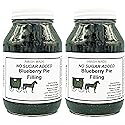 Amish Pie Filling - TWO 32 Oz Jars (Blueberry NSA)