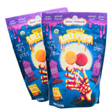 Halloween Inspired Lollipops with Blood Orange and Pomegranate Flavors, Allergen Friendly Treats, Set of 2, 8.7 Ounces