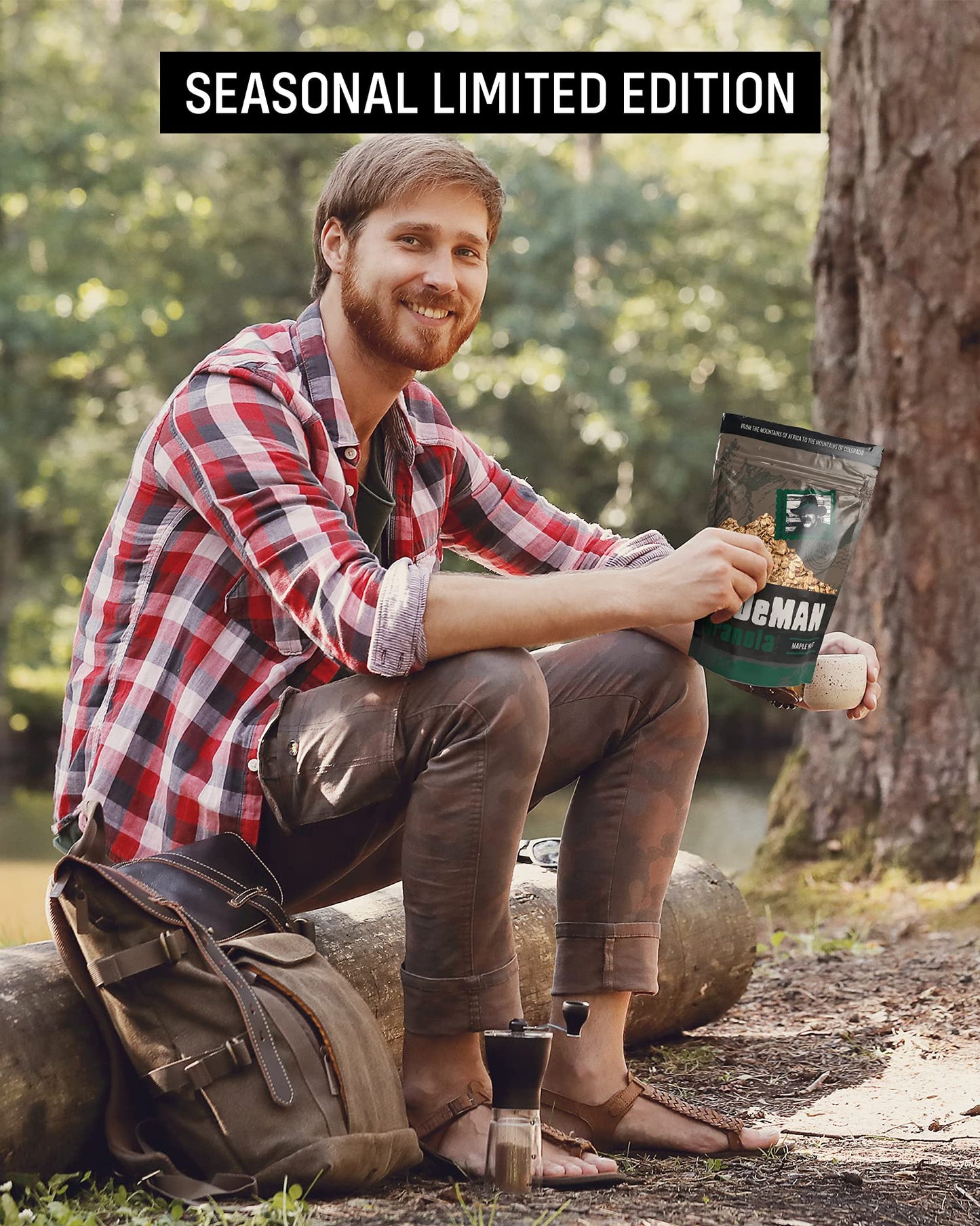 Olde Man Granola Gluten Free Granola - Non-GMO Healthy Granola Cereal - Soft Whole Grain Oats, Butter, Brown Sugar - Handmade in Colorado (Maple Nut